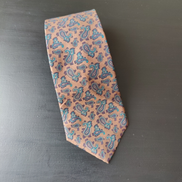 Jean Charles Other - Jean Charles New York Montréal San Remo paisley silk tie 👔 | c. 1990s
